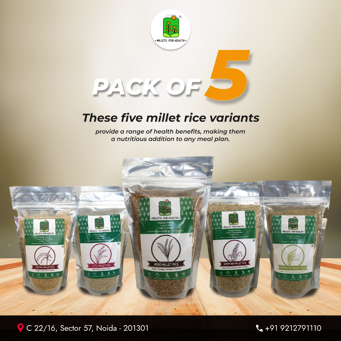 Siridhanya Millet Rice Combo Pack