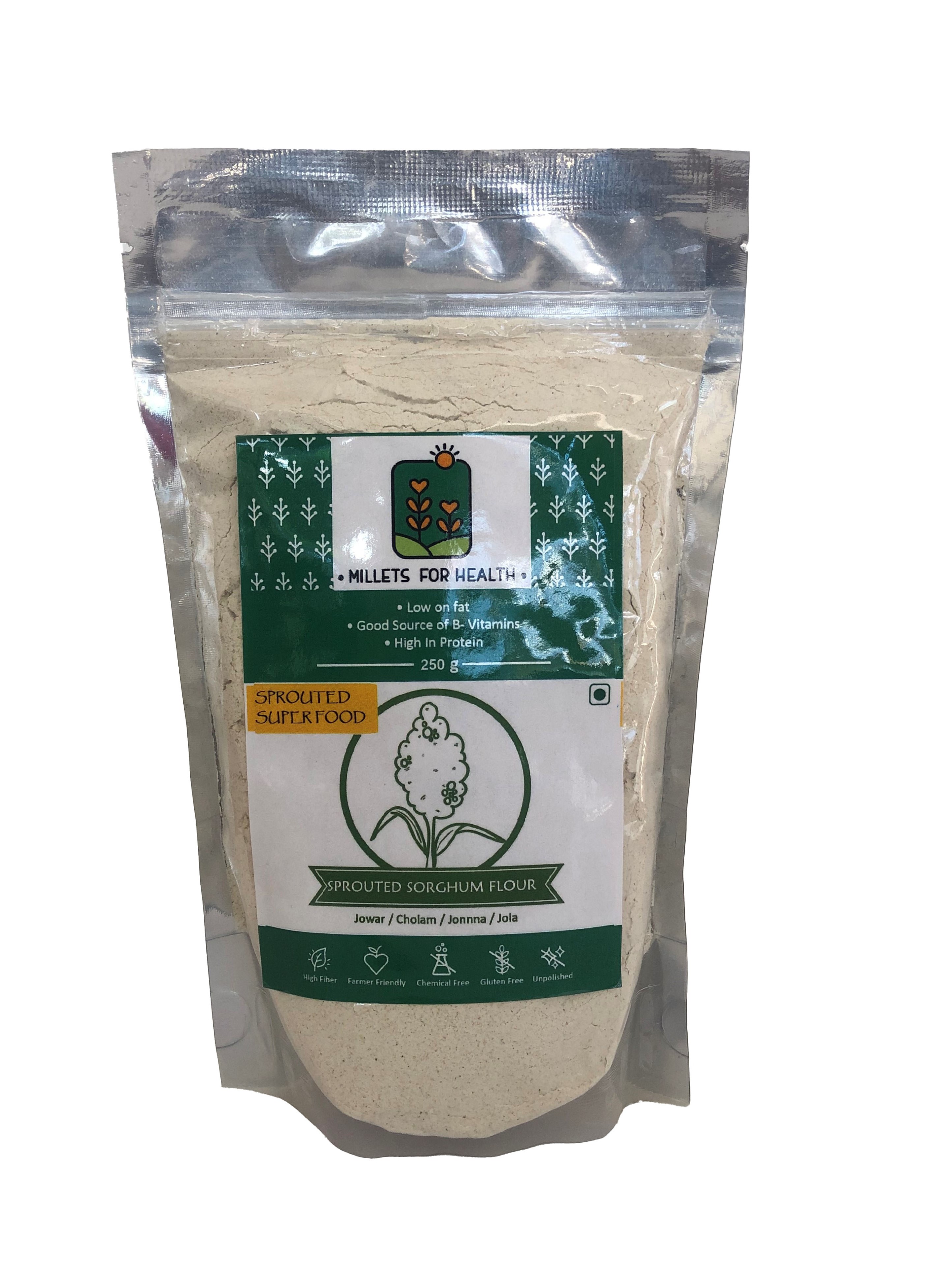 Sprouted Jowar (Sorghum) Flour