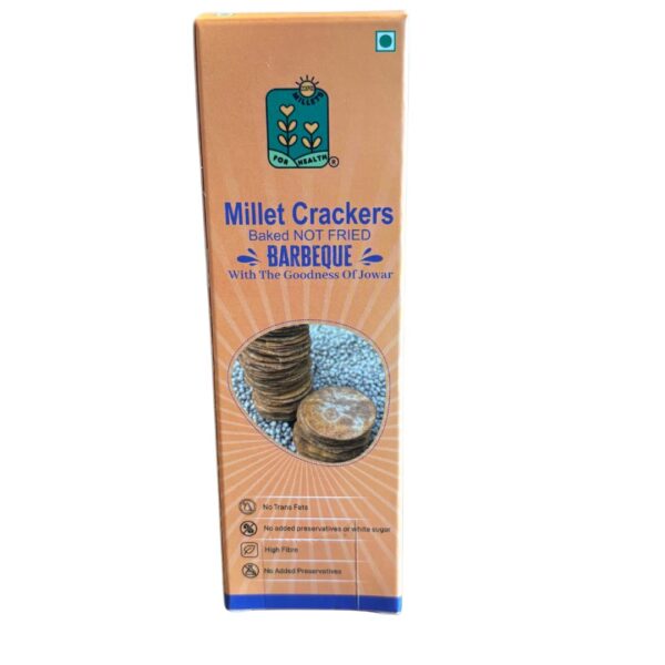 Millet Crackers Barbeque – Gluten Free Roasted Snack